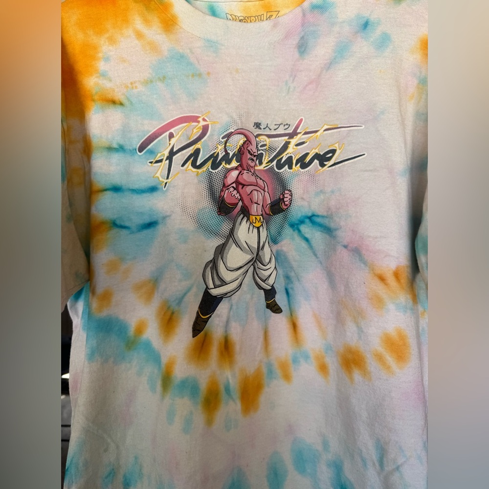 Primitive Buu (LARGE) Tie-Dye Graphic T-Shirt